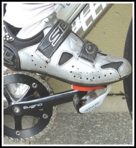 clipping into bike pedals