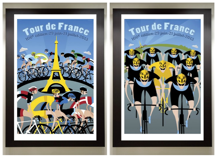 100th Edition Tour de France Poster