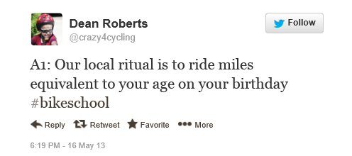 Birthday Ride Ritual