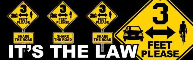 3 feet law cycling