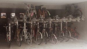Bike parking in Tokyo