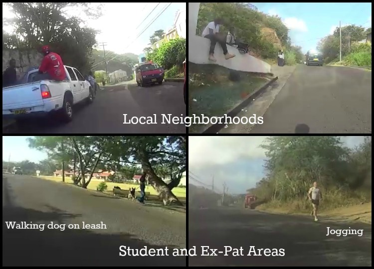 Diversity of a bike ride in Grenada