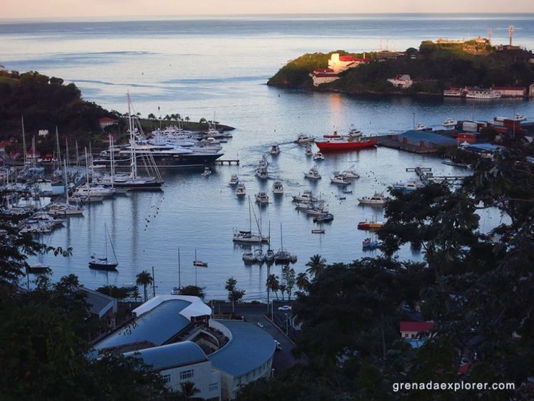 Grenada Port Louis Fishing Boats